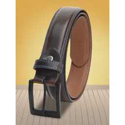 The Roadster Lifestyle Co. Men Brown Leather Belt-picture-19