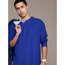 The Roadster Lifestyle Co. Men Henley Neck Sweatshirt-picture-18