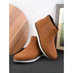 The Roadster Lifestyle Co Men High-Top Casual Slip On Chelsea Boots-picture-21