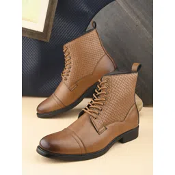 The Roadster Lifestyle Co Men Lace Up Boots-picture-15