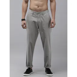 The Roadster Lifestyle Co. Men Loose Fit Chinos Trousers-picture-29