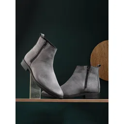 The Roadster Lifestyle Co Men Mid-Top Regular Boots-picture-19