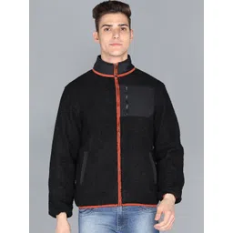 The Roadster Lifestyle Co. Men Mock Collar Solid Casual Lightweight Parka Jacket-picture-34