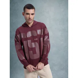 The Roadster Lifestyle Co. Men Printed Hooded Sweatshirt-picture-28