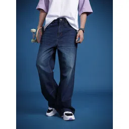 The Roadster Lifestyle Co. Men Pure Cotton Bootcut Light Fade Mid-Rise Jeans-picture-24