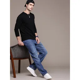 The Roadster Lifestyle Co. Men Pure Cotton Straight Fit Light Fade Jeans-picture-38