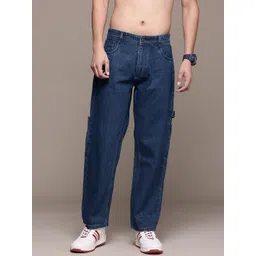 The Roadster Lifestyle Co. Men Pure Cotton Strap Detail Straight Fit Non-Stretchable Jeans-picture-27