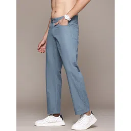 The Roadster Lifestyle Co. Men Pure Cotton Trousers-picture-19