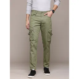 The Roadster Lifestyle Co. Men Regular Fit Pure Cotton Cargos-picture-14