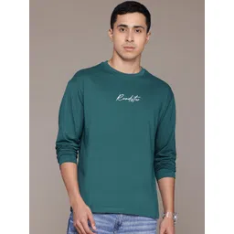 The Roadster Lifestyle Co. Men Relaxed Fit Pure Cotton T-shirt-picture-34