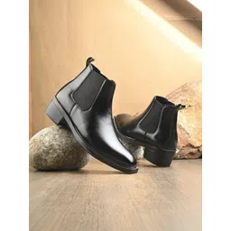 The Roadster Lifestyle Co Men Round Toe Slip-On Chelsea Boots-picture-32