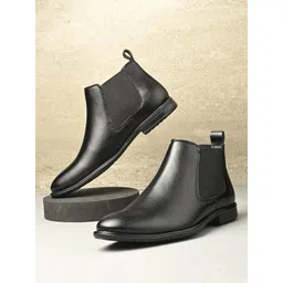 The Roadster Lifestyle Co Men Round Toe Slip-On Chelsea Boots-picture-31