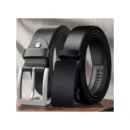 The Roadster Lifestyle Co Men Set Of 2 Genuine Leather Formal Belt-picture-42