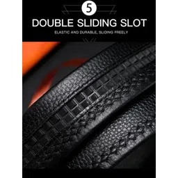 The Roadster Lifestyle Co Men Set Of 2 Textured Leather Formal Belts image 5