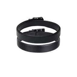 The Roadster Lifestyle Co Men Set Of 2 Textured Leather Formal Belts image 3