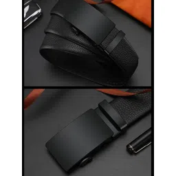 The Roadster Lifestyle Co Men Set Of 2 Textured Leather Formal Belts image 4