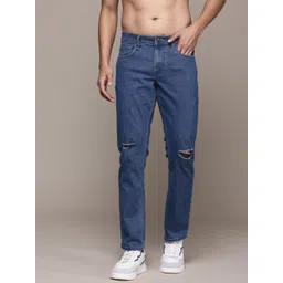 The Roadster Lifestyle Co. Men Slim Fit Slash Knee Stretchable Jeans-picture-29