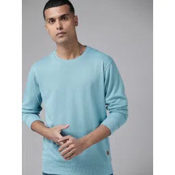 The Roadster Lifestyle Co. Men Solid Knitted Sweatshirt-picture-29