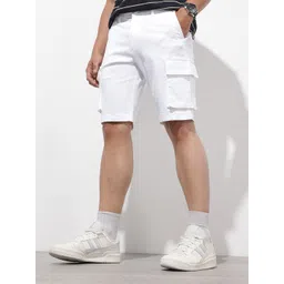 The Roadster Lifestyle Co. Men Solid Shorts image 1