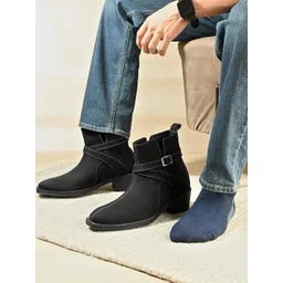 The Roadster Lifestyle Co Men Square Toe Chelsea Boots-picture-28