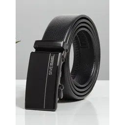 The Roadster Lifestyle Co. Men Textured Formal Belt with Slider Buckle-picture-24