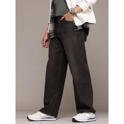 The Roadster Lifestyle Co. Men Wide Leg Pure Cotton Jeans-picture-15