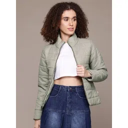 The Roadster Lifestyle Co. Mock Collar Padded Jacket-picture-33