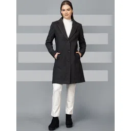 The Roadster Lifestyle Co Notched Lapel Longline Overcoat-picture-15