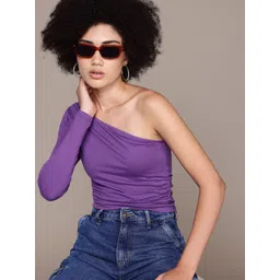 The Roadster Lifestyle Co. One Shoulder Fitted Top-picture-13