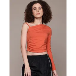 The Roadster Lifestyle Co. One Shoulder Ruched Top-picture-24