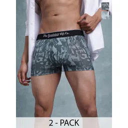 The Roadster Lifestyle Co Pack Of 2 Printed Breathable Trunks PACK OF 2-PV-Print-RO5-RO12--picture-13