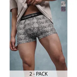 The Roadster Lifestyle Co Pack Of 2 Printed Breathable Trunks PACK OF 2-PV-Print-RO6-RO7-S-picture-35