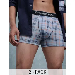 The Roadster Lifestyle Co Pack Of 2 Printed Mid Rise Trunks PACK OF 2-PV-Print-RO3-RO17-S-picture-15