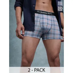The Roadster Lifestyle Co Pack Of 2 Printed Mid Rise Trunks PACK OF 2-PV-Print-RO3-RO4-S-picture-18