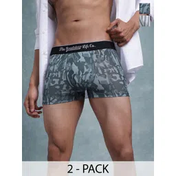 The Roadster Lifestyle Co Pack Of 2 Printed Trunks--picture-20