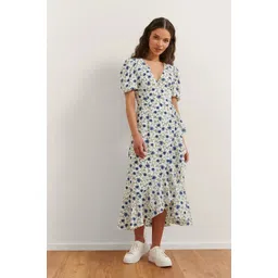 The Roadster Lifestyle Co Printed Fit and Flare Midi Dresses-picture-15