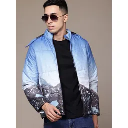 The Roadster Lifestyle Co. Printed Hooded Padded Jacket-picture-17