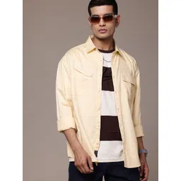 The Roadster Lifestyle Co. Pure Cotton Relaxed Fit Shirt-picture-15