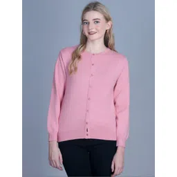 The Roadster Lifestyle Co Round-Neck Cardigan Sweater-picture-25