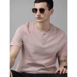 The Roadster Lifestyle Co. Self-Design Henley Neck T-shirt-picture-34