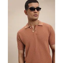 The Roadster Lifestyle Co. Self Design Polo Collar T-shirt-picture-16