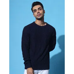 The Roadster Lifestyle Co Self Design Pullover Sweater-picture-22