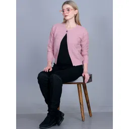 The Roadster Lifestyle Co Self Design Round Neck Cardigan-picture-36