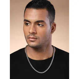 The Roadster Lifestyle Co. Silver-Toned Chunky Link Chain-picture-15