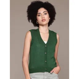 The Roadster Lifestyle Co. Sleeveless Cardigan-picture-14