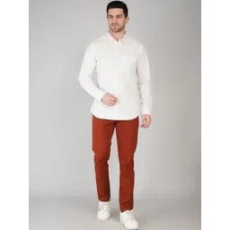 The Roadster Lifestyle Co Spread Collar Long Sleeve Pure Cotton Shirt-picture-19
