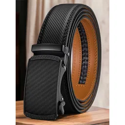 The Roadster Lifestyle Co Textured Leather Belts-picture-29