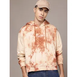 The Roadster Lifestyle Co. Tie-Dye Printed Hooded Sweatshirt-picture-36