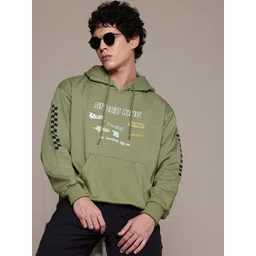 The Roadster Lifestyle Co. Typography Print Hooded Sweatshirt-picture-36