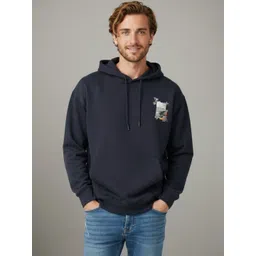 The Roadster Lifestyle Co Typography Printed Hooded Long Sleeves Pullover Sweatshirt-picture-20